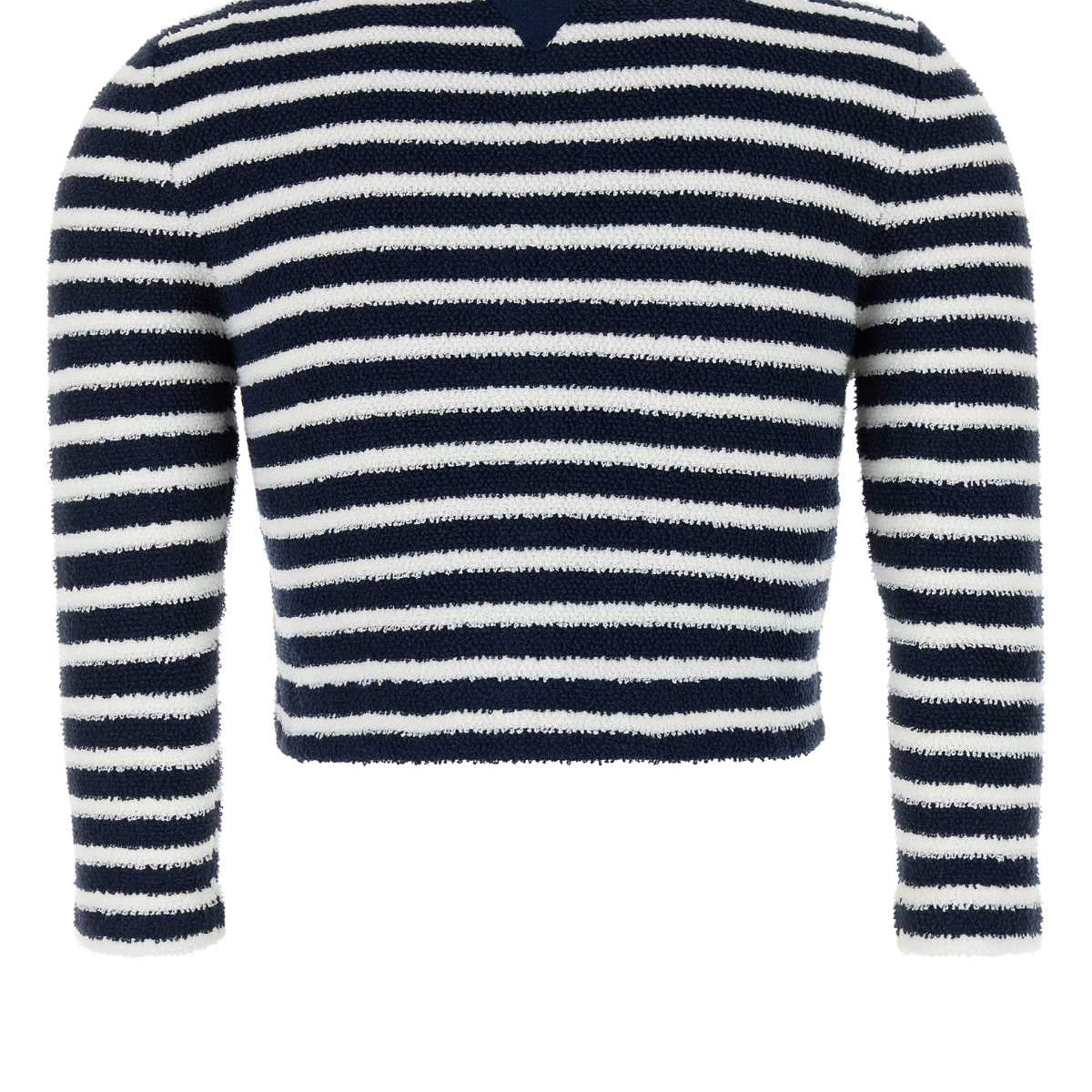 PRADA Embroidered Boucle Loop Cardigan