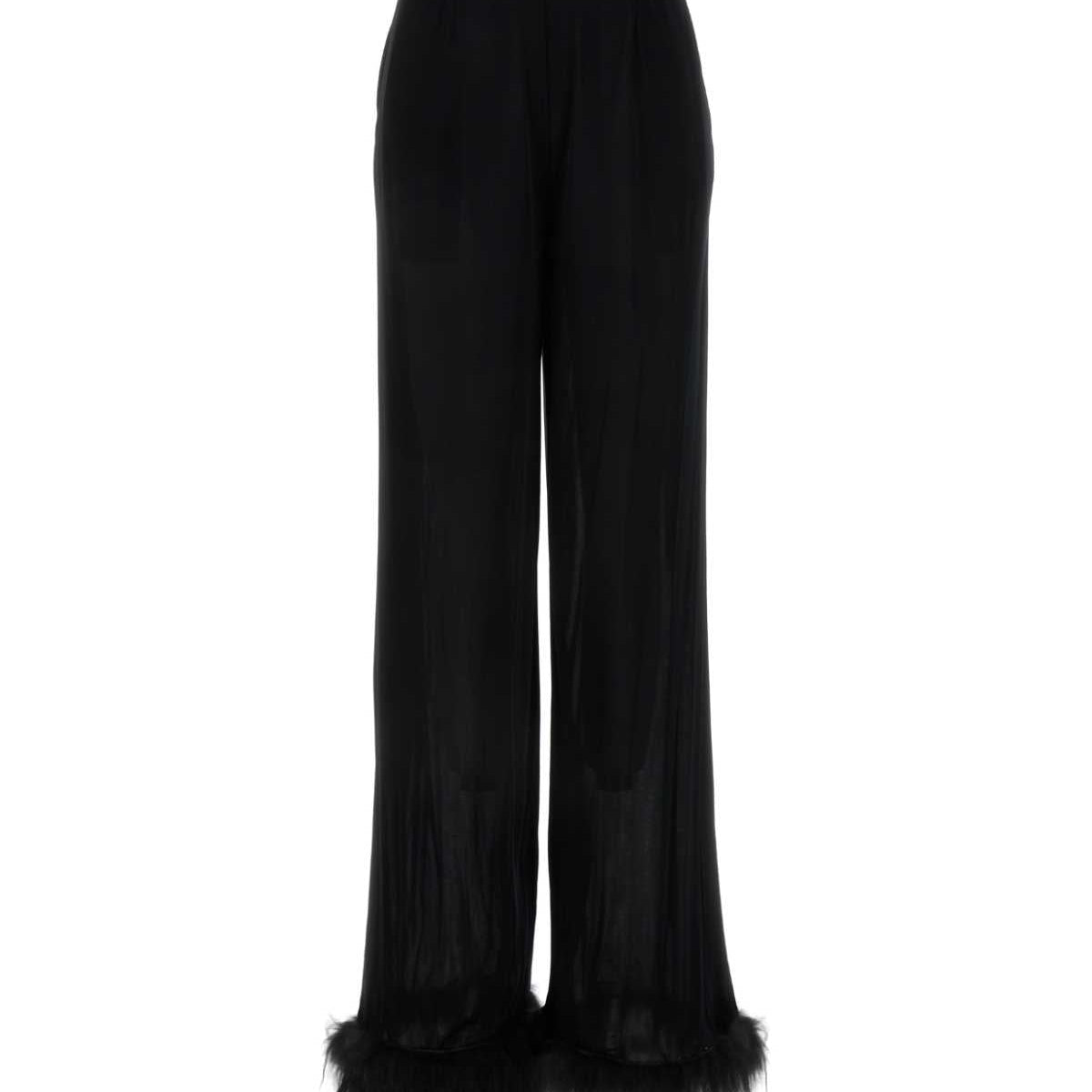 PRADA Wide-Leg Satin Pants for Women