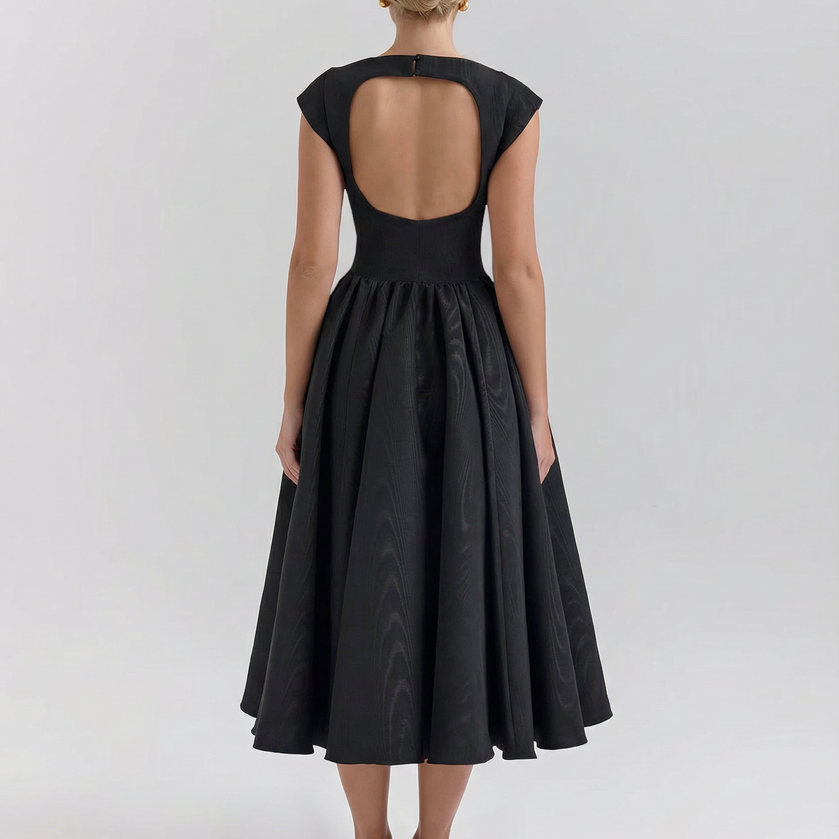 Hazel | Open-Back Midi Dress