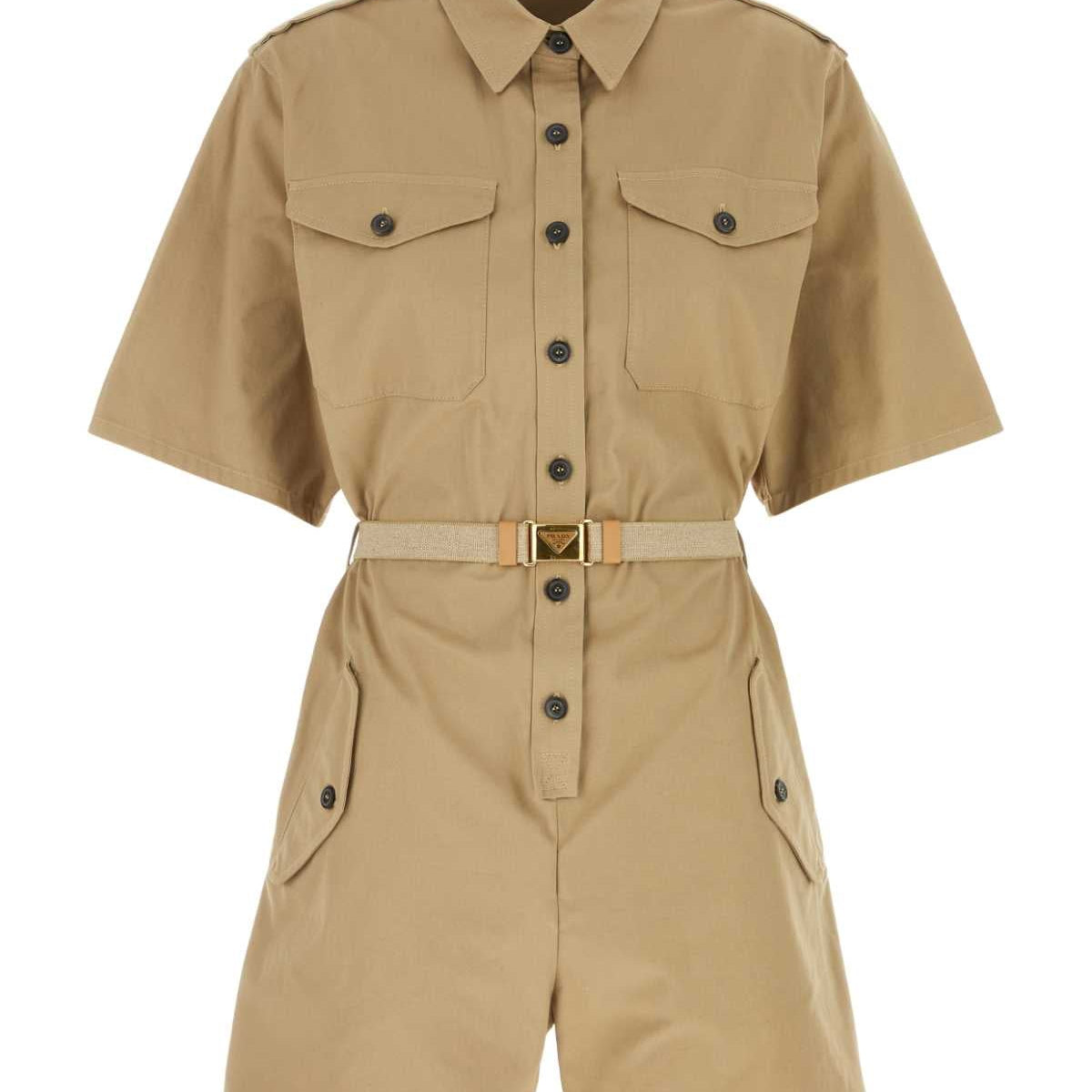 PRADA Cotton Jumpsuit for Women - FW24 Collection
