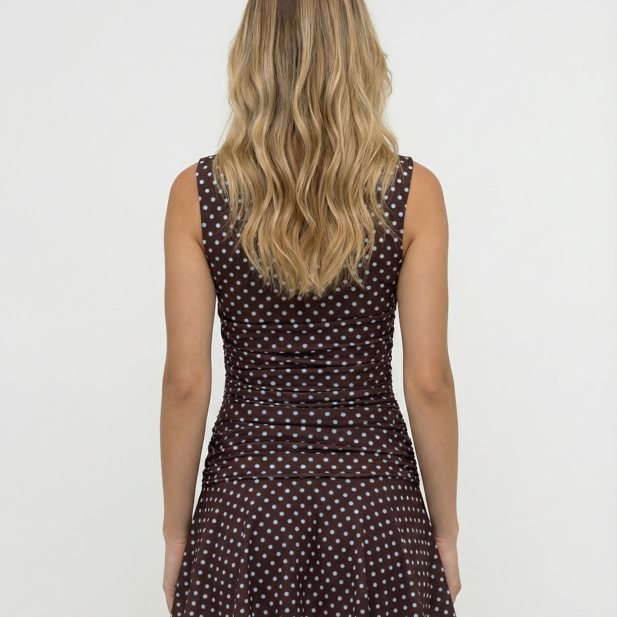 Susana | Polkadot Sleeveless Mini Dress