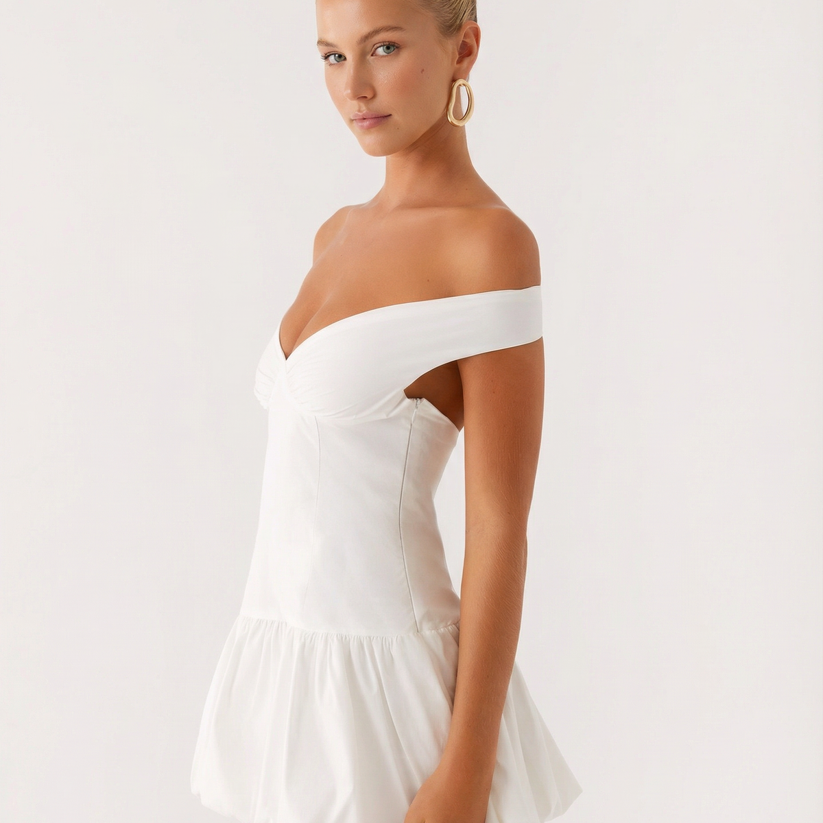 Cynthia | Off Shoulder Sleeveless Mini Dress