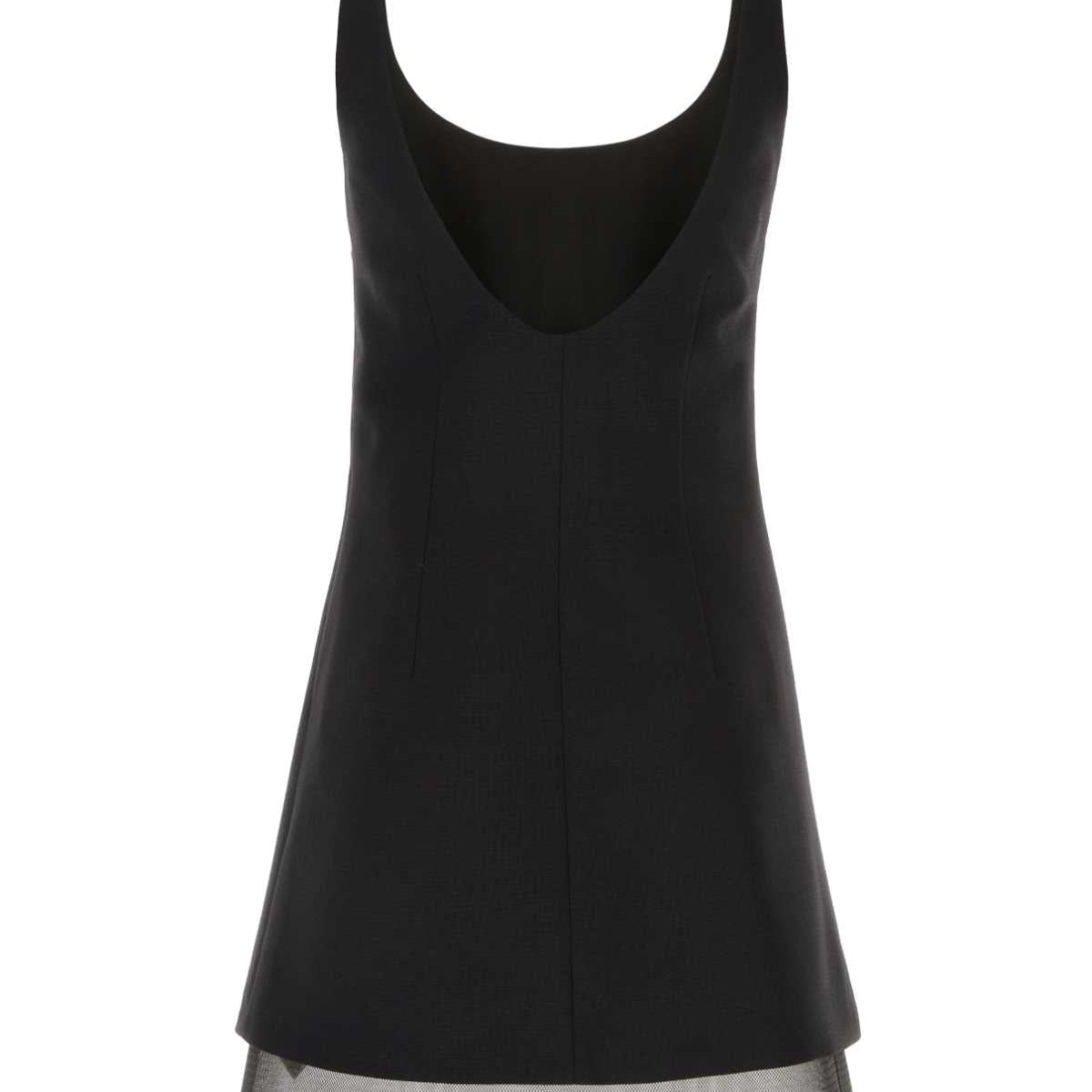 PRADA Elegant Wool Mini Dress for Women