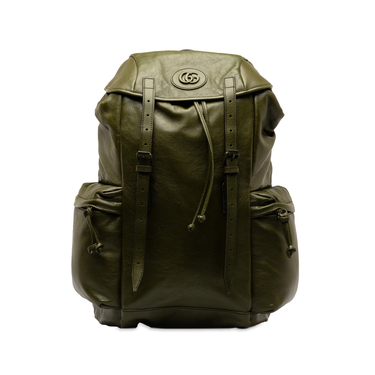 GUCCI Tonal GG Double Pocket Belt Backpack