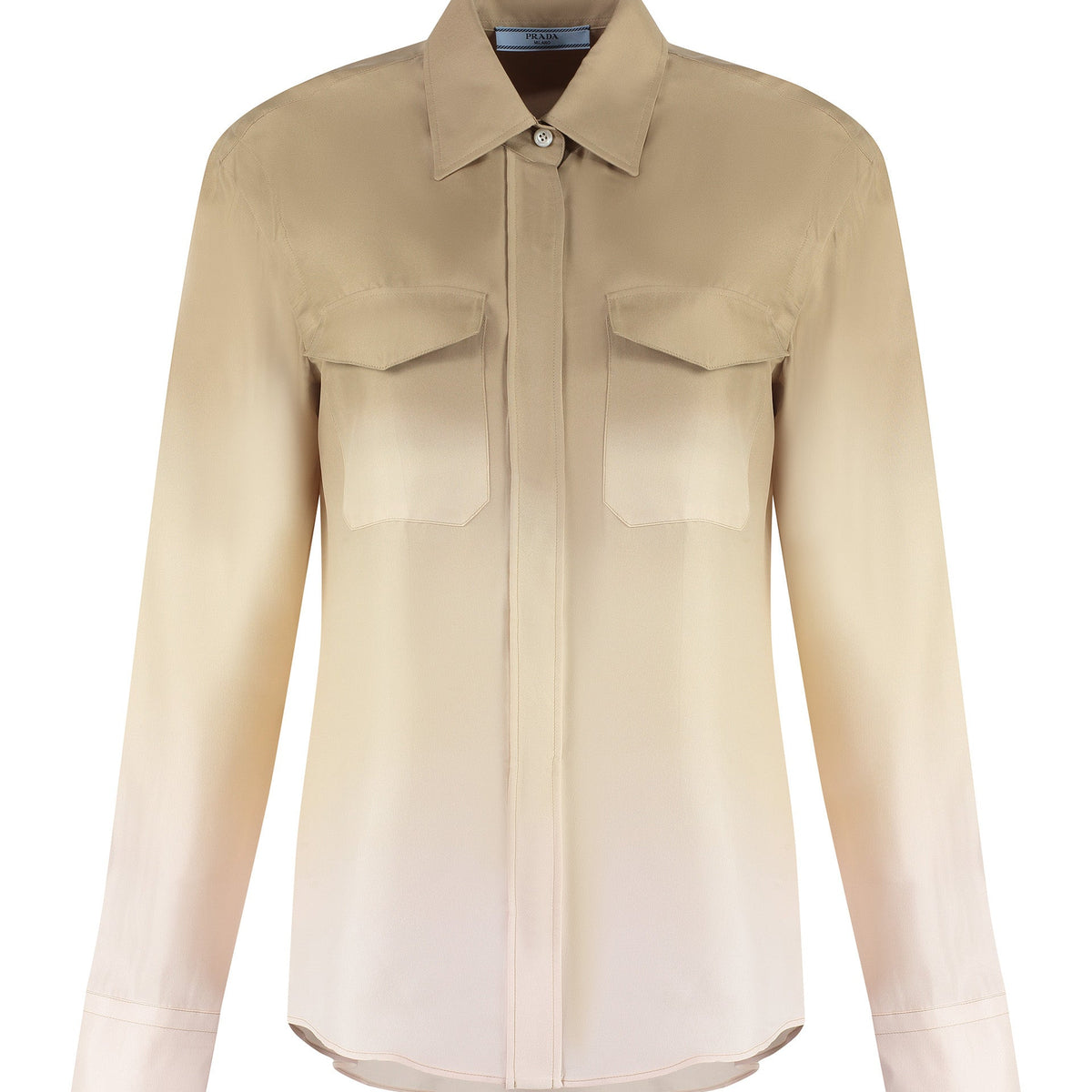 PRADA Multicolor Twill Shirt for Women - FW24 Collection