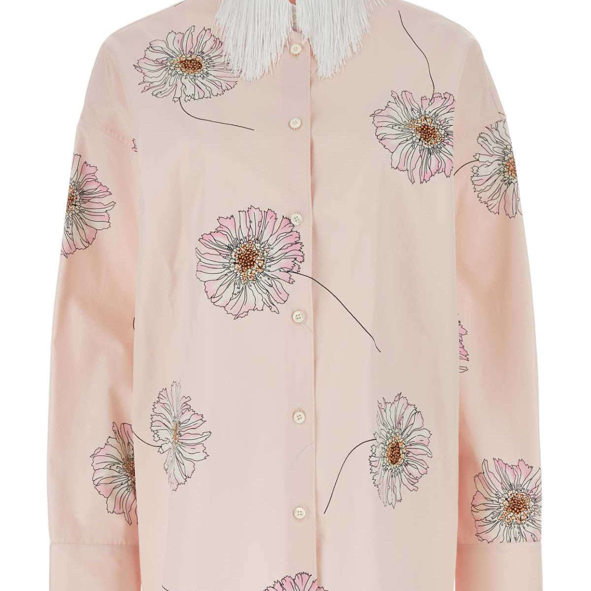 PRADA Floral Oversize Shirt for Women - SS24 Collection