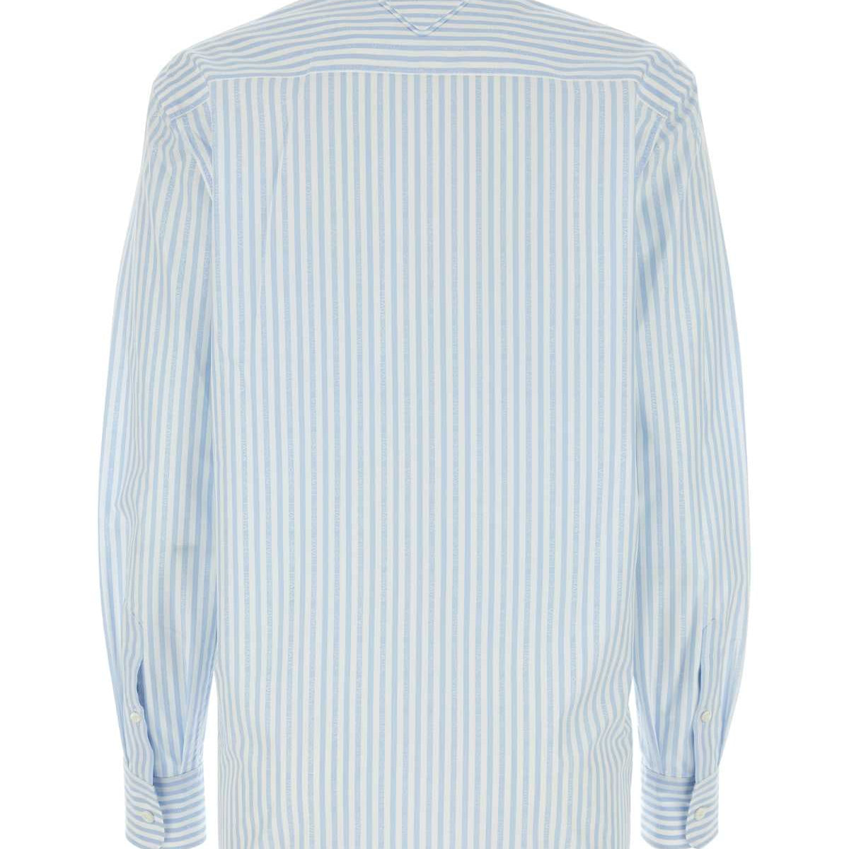PRADA Embroidered Poplin Shirt for Women - FW24 Collection