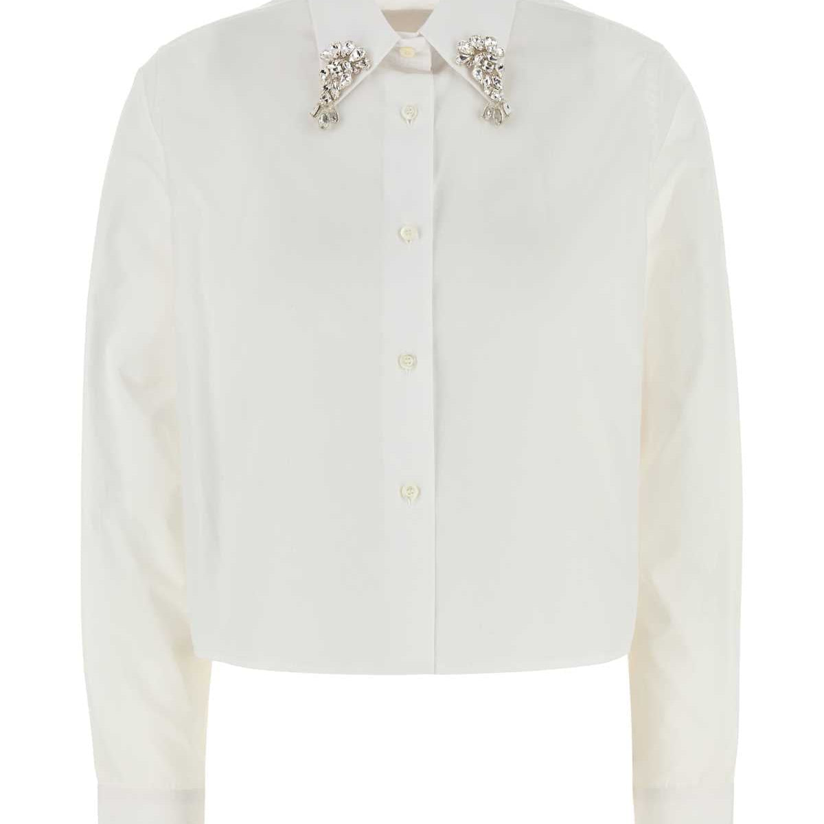 PRADA Elegant Poplin Shirt for Women - SS25 Collection