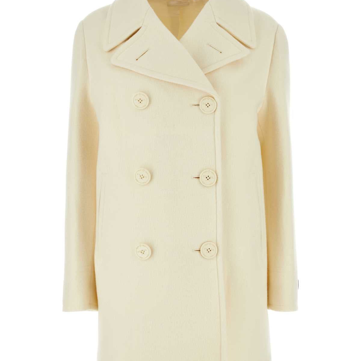 PRADA Wool Blend Jacket for Women - FW24 Collection