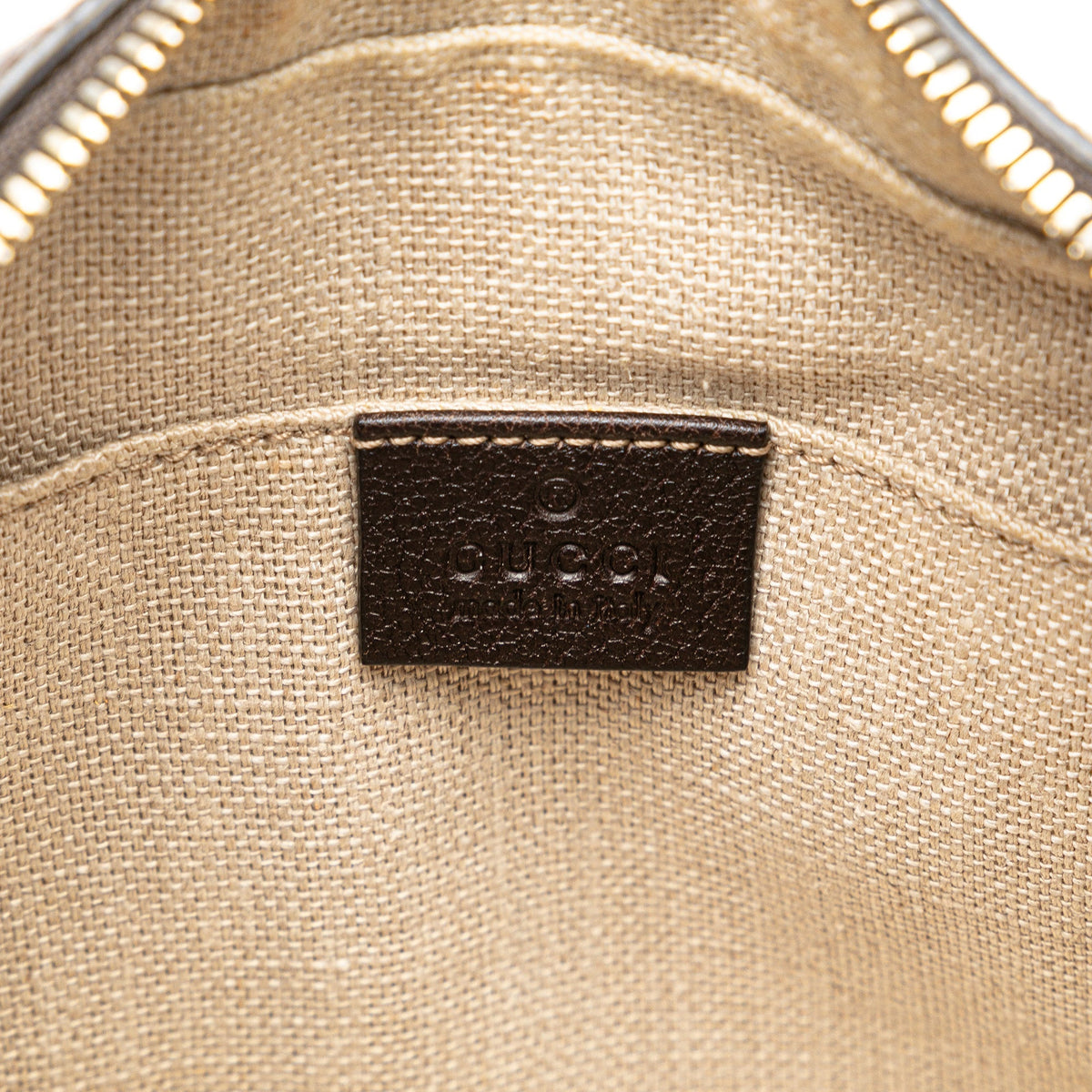 GUCCI GG Canvas Webby Bee Crossbody Crossbody Bag