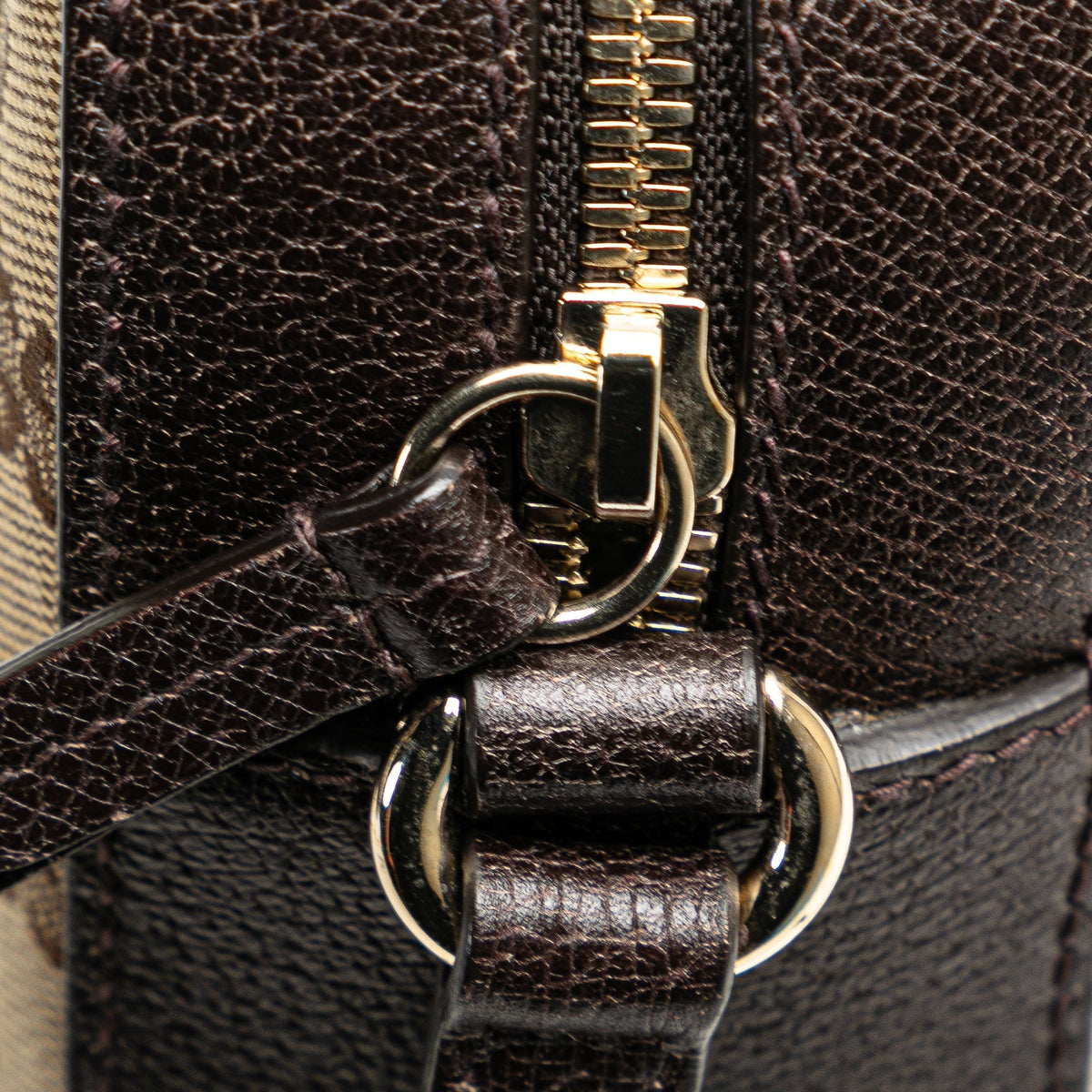 GUCCI GG Canvas Webby Bee Crossbody Crossbody Bag