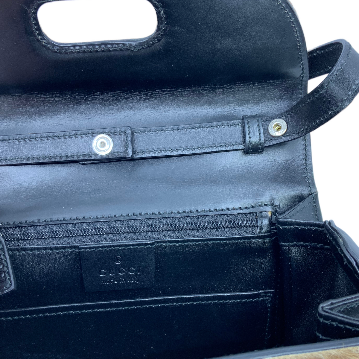 Gucci Pony Hair Classic Top Handle Bag