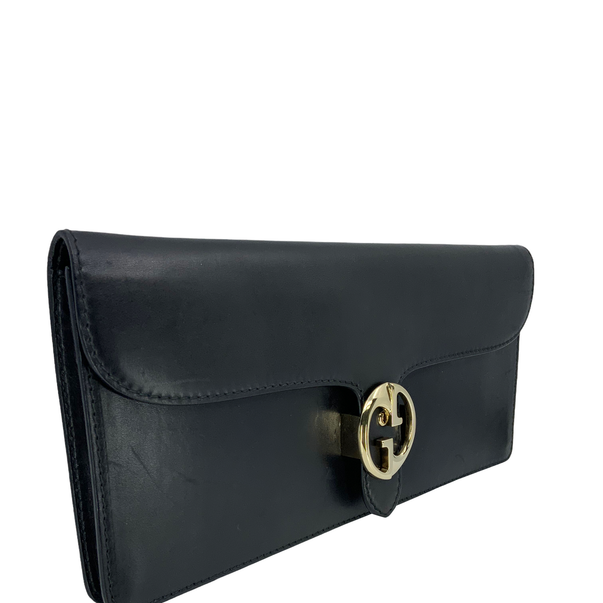 GUCCI Dollar Interlocking GG Large Clutch