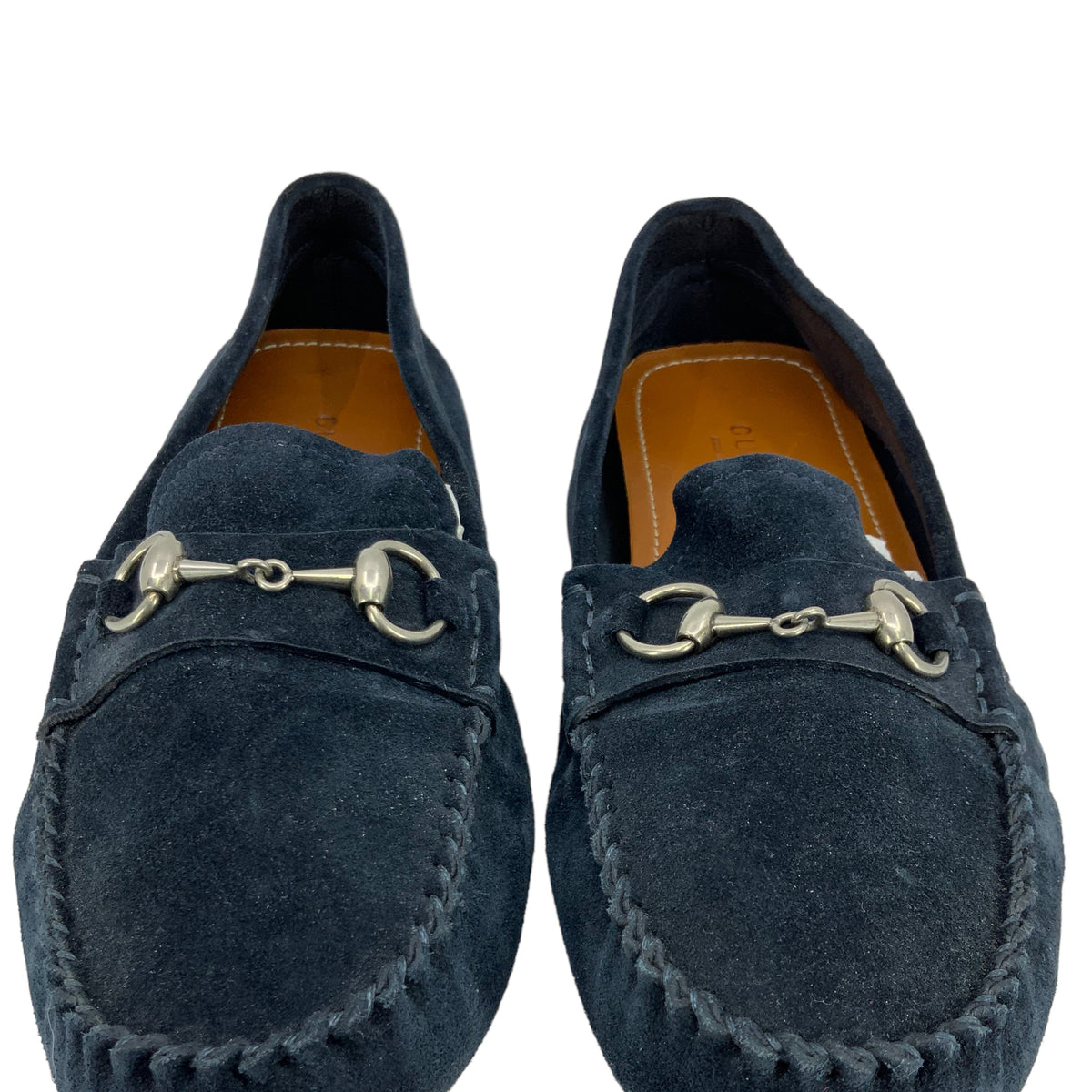 Gucci Suede Horsebit Driver Loafers Size 8.5