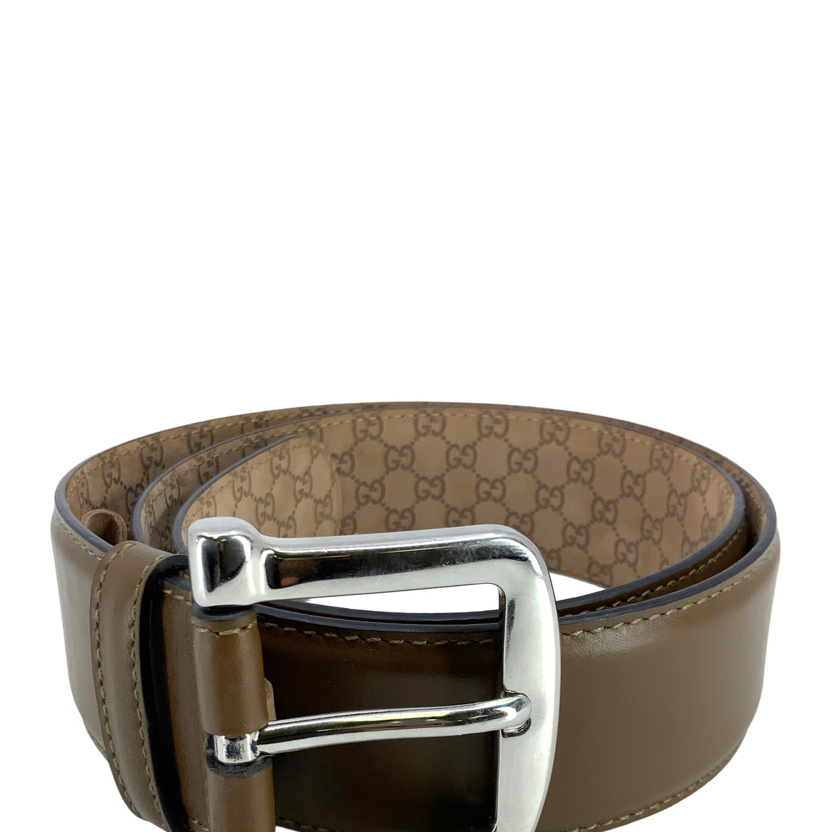 Gucci Smooth Leather Belt Size 80