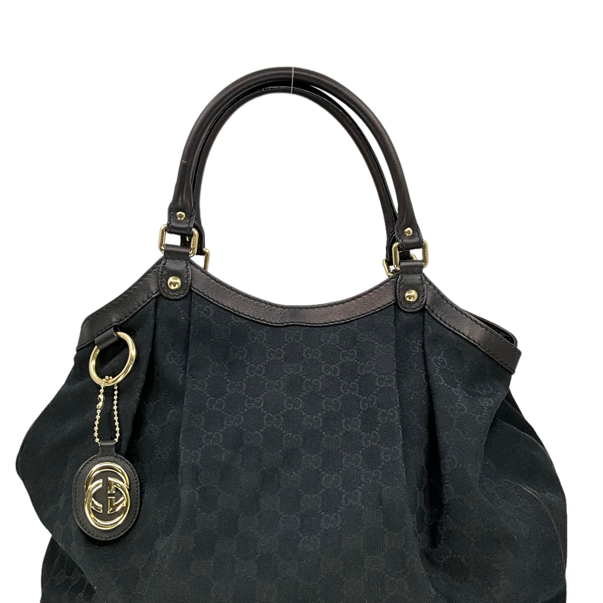 GUCCI GG Monogram Canvas Large Sukey Tote