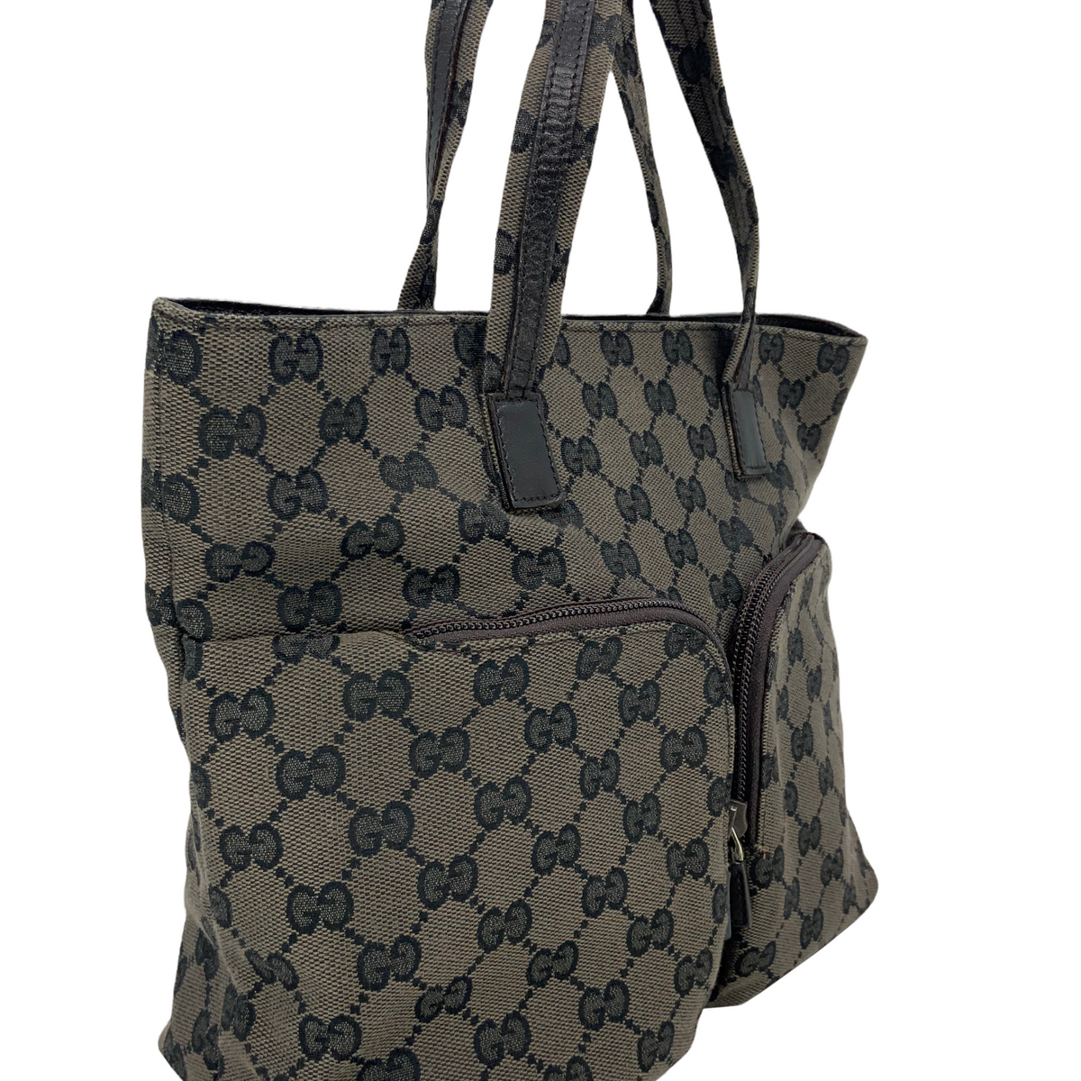 Gucci Vintage GG Monogram Canvas Small Tote