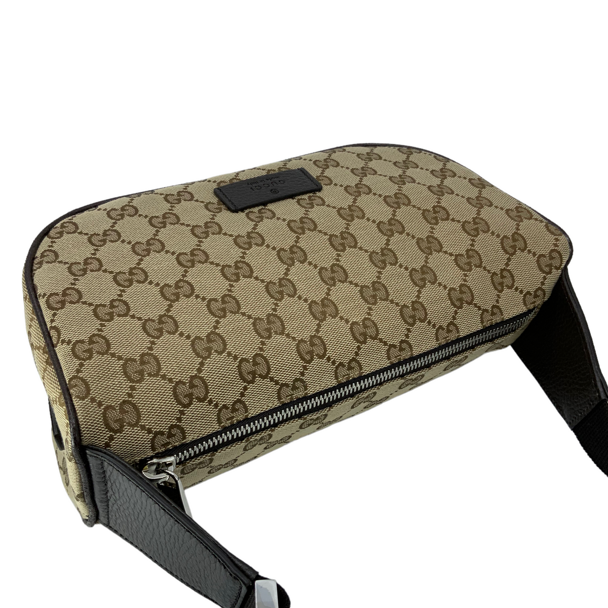 Gucci GG Monogram Canvas Waist Pouch NEW