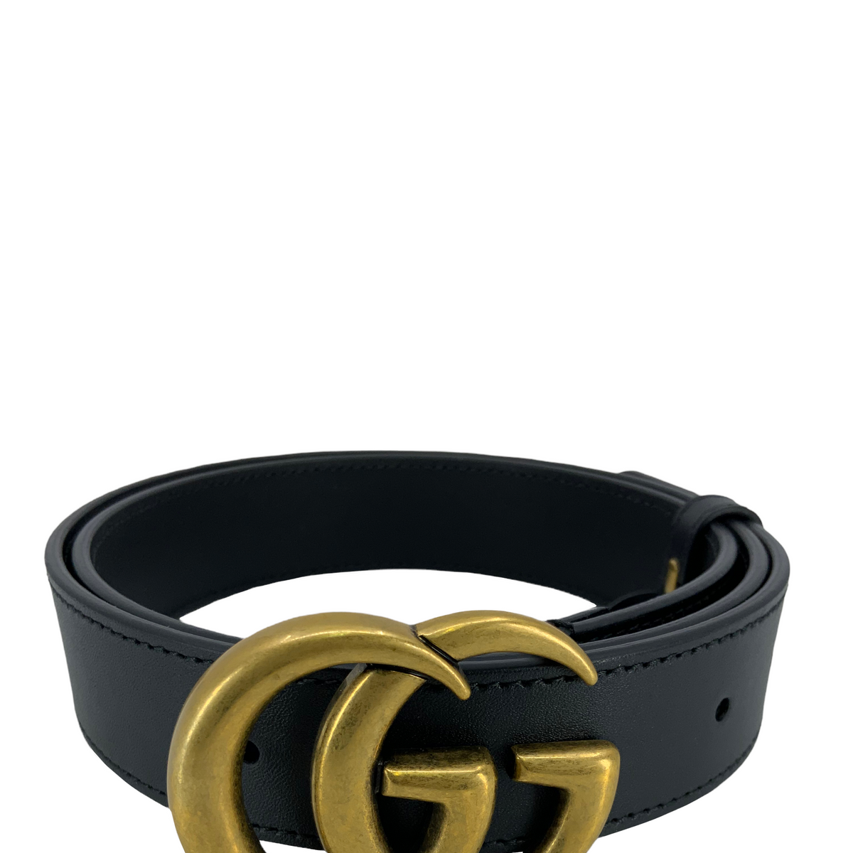 GUCCI GG Marmont Leather Belt Size 85
