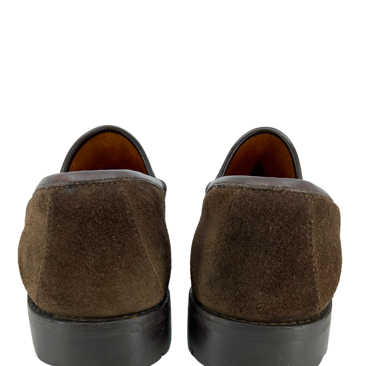 Gucci Classic Horsebit Suede Lug Sole Loafer Size 7