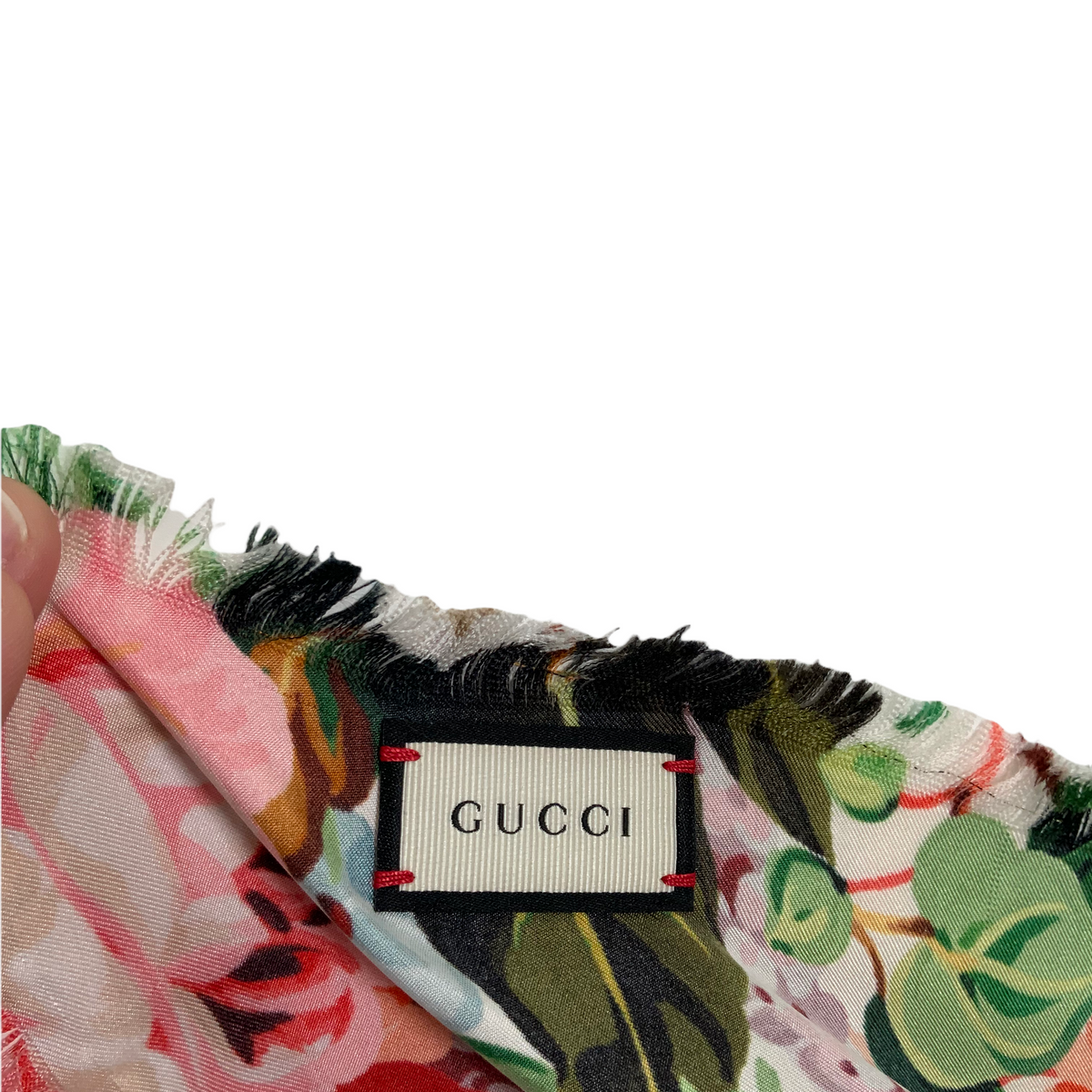 Gucci Josephine Floral Print Silk Scarf NEW