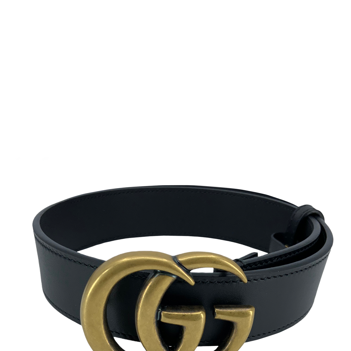 GUCCI GG Marmont Leather Belt Size 80 NEW