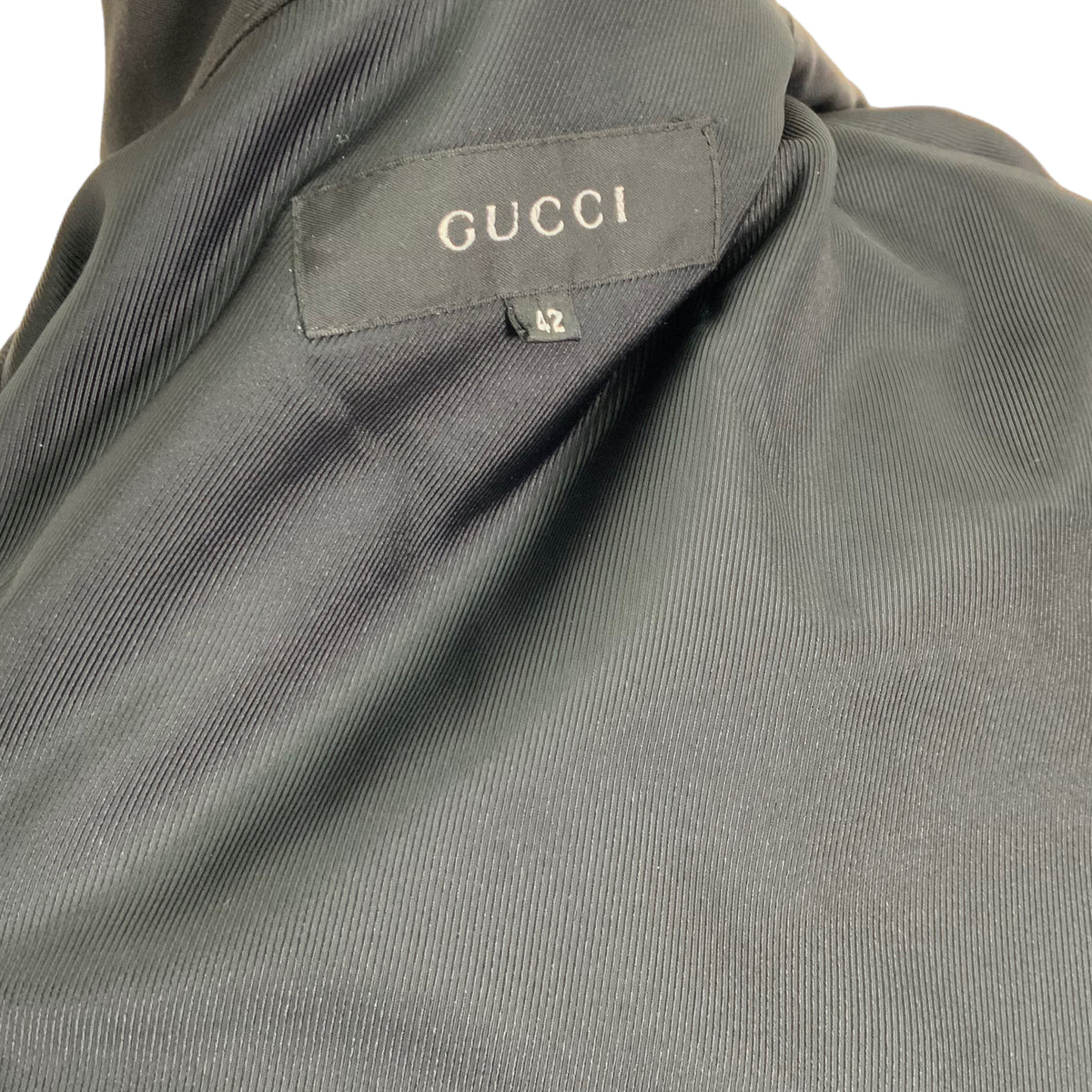 GUCCI Polyester Belted Utility Jacket Size M