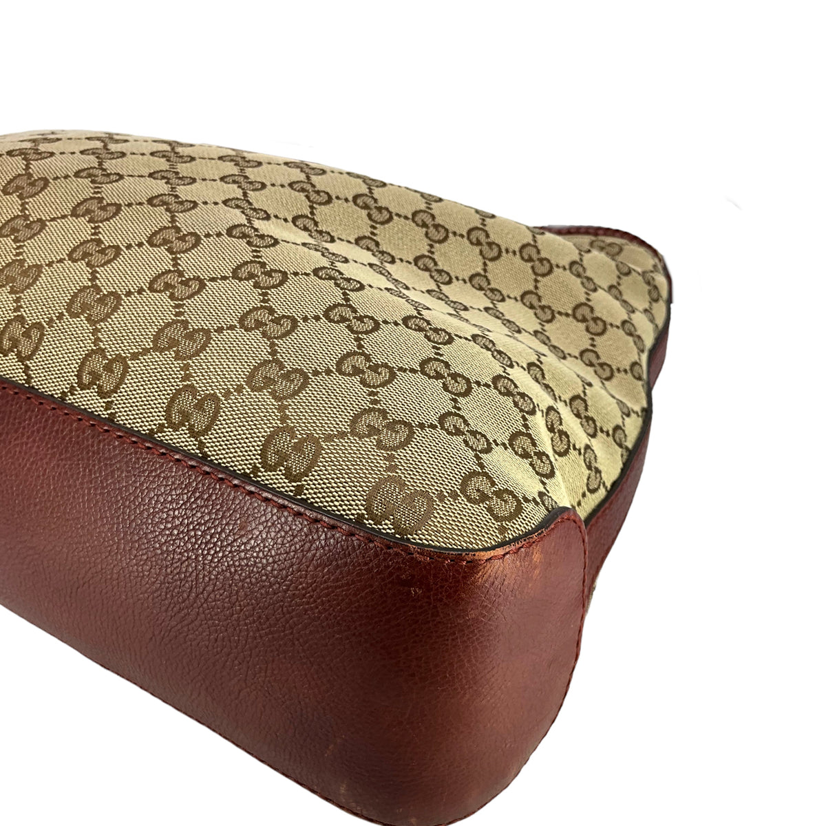 Gucci GG Canvas Marrakech Medium Leather Shoulder Bag
