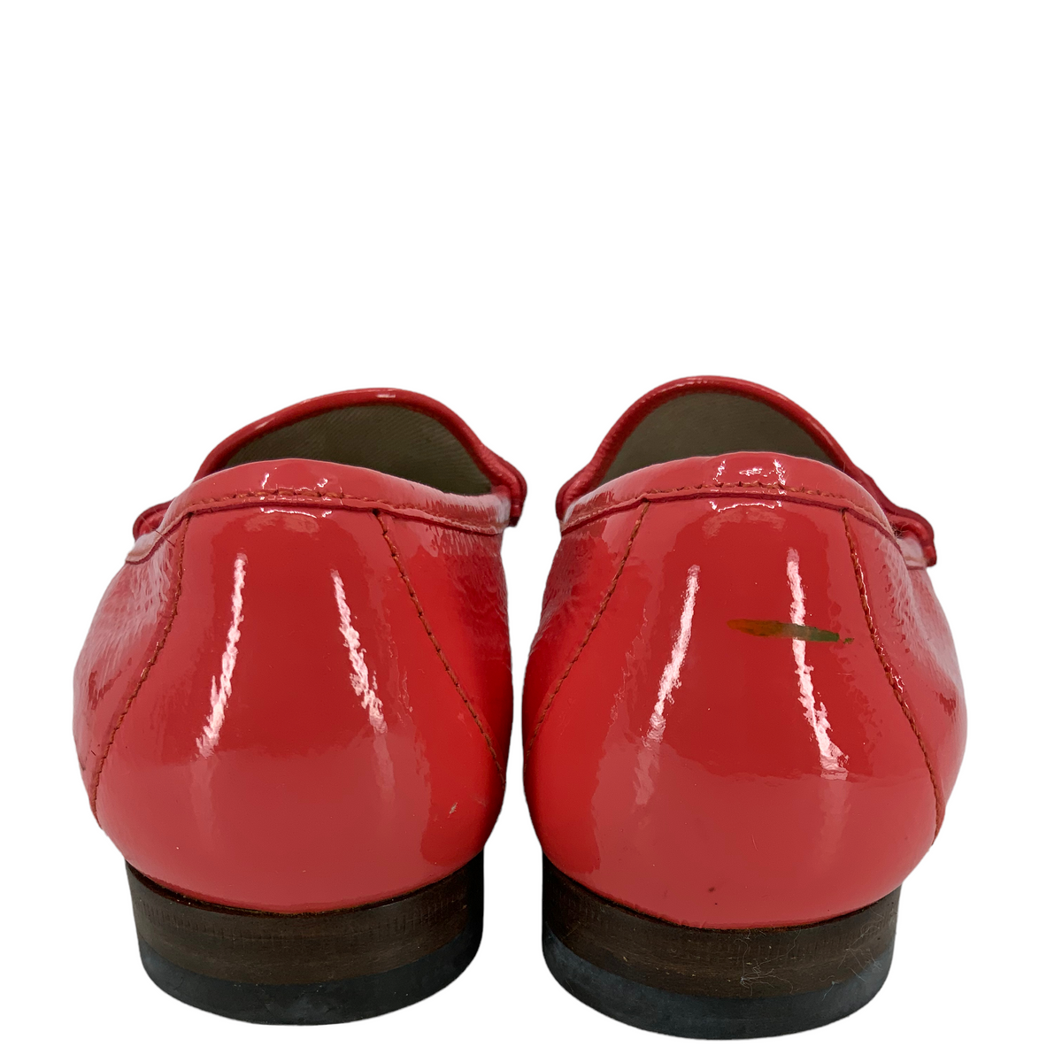 Gucci Classic Patent Leather Horsebit Loafers Size 8