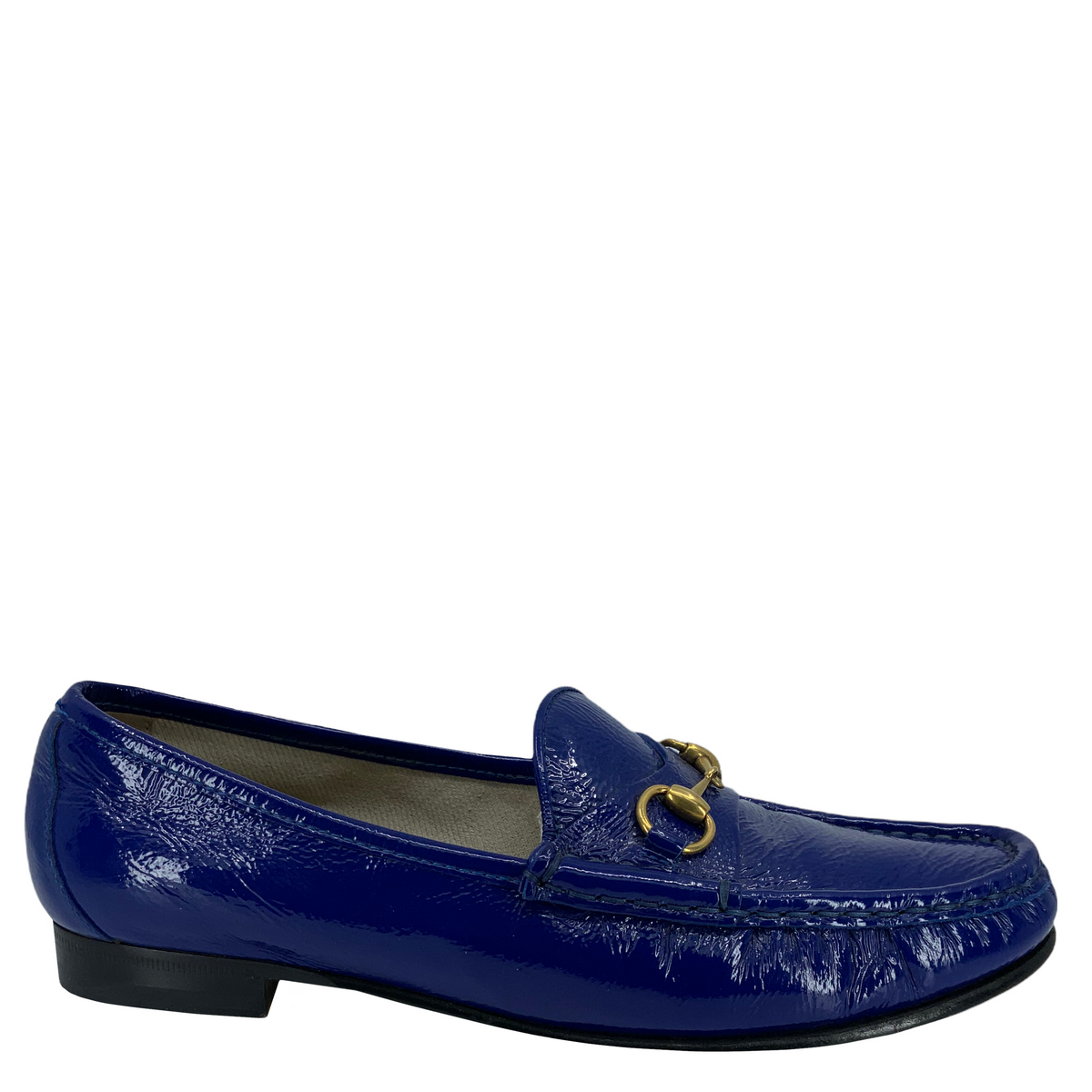 Gucci Classic Patent Leather Horsebit Loafers Size 7.5