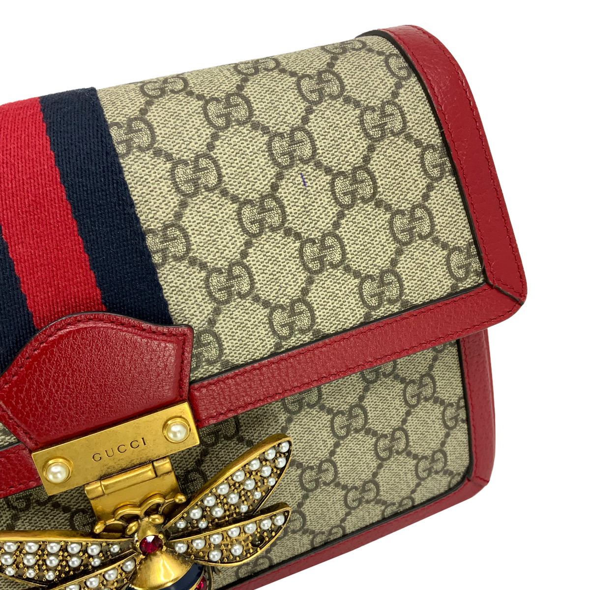 GUCCI GG Supreme Canvas Queen Margaret Shoulder Bag