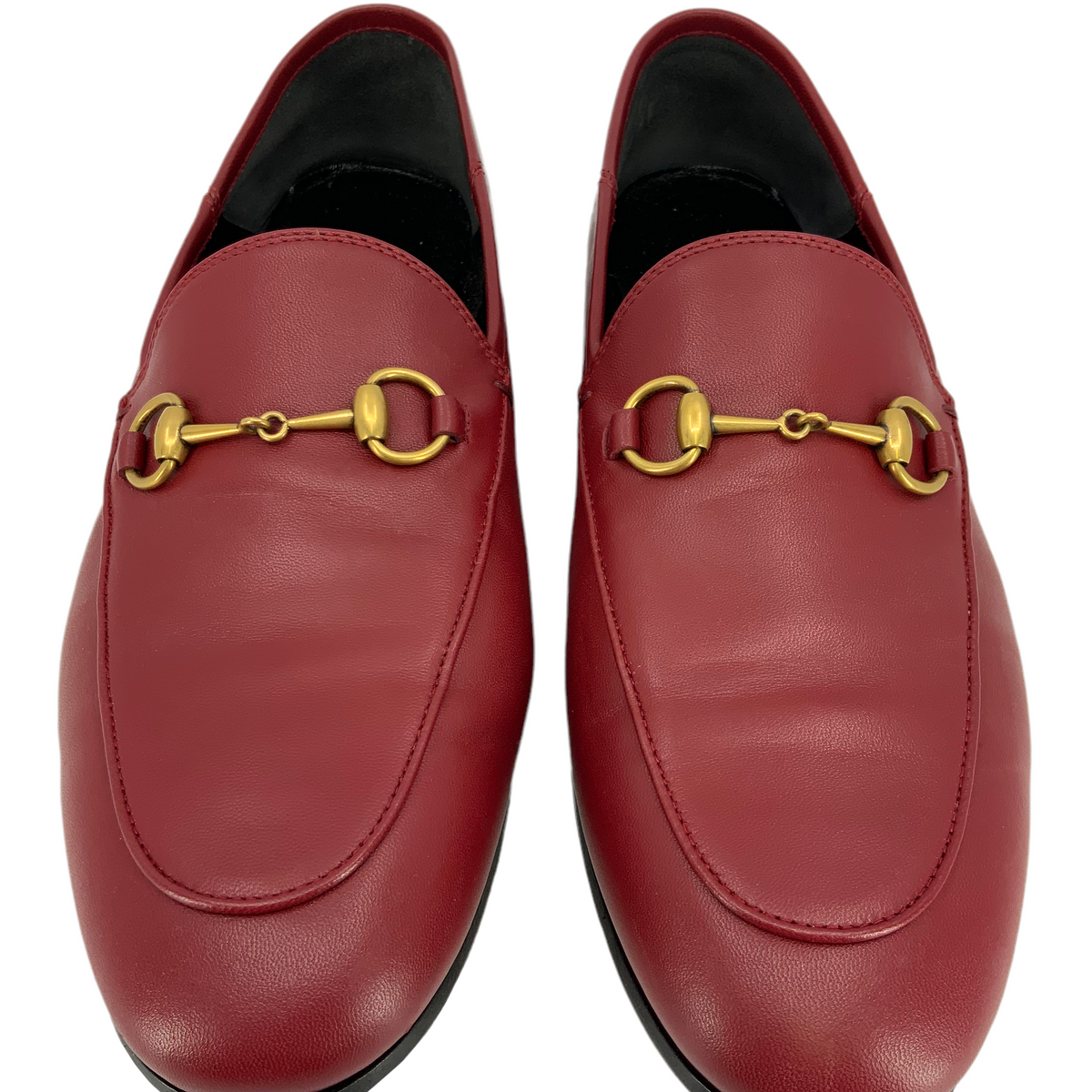 Gucci Agnello Plonge Horsebit Loafers Size 8.5