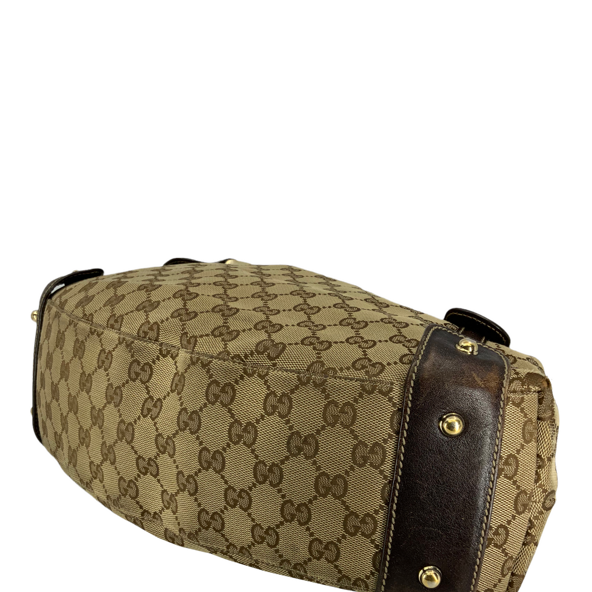 GUCCI Monogram Canvas Pelham Hobo