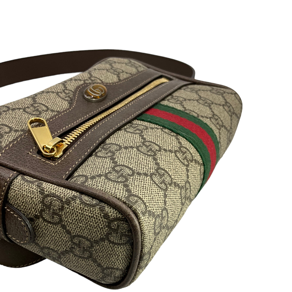 GUCCI GG Supreme Canvas Small Ophidia Belt Bag Size 95