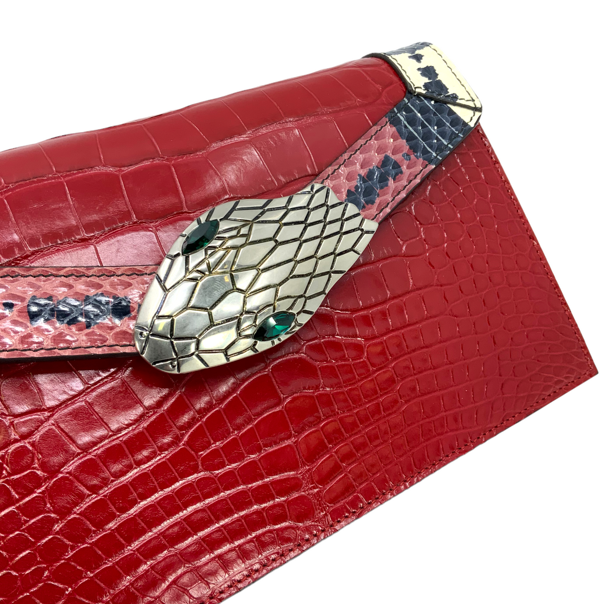GUCCI Alligator Small Lilith Crossbody Bag