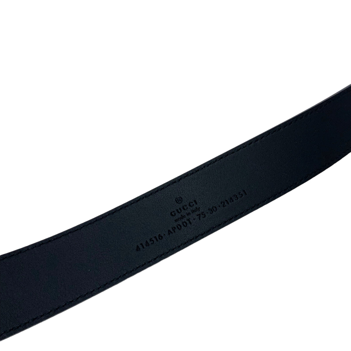 GUCCI GG Marmont Leather Belt Size 75