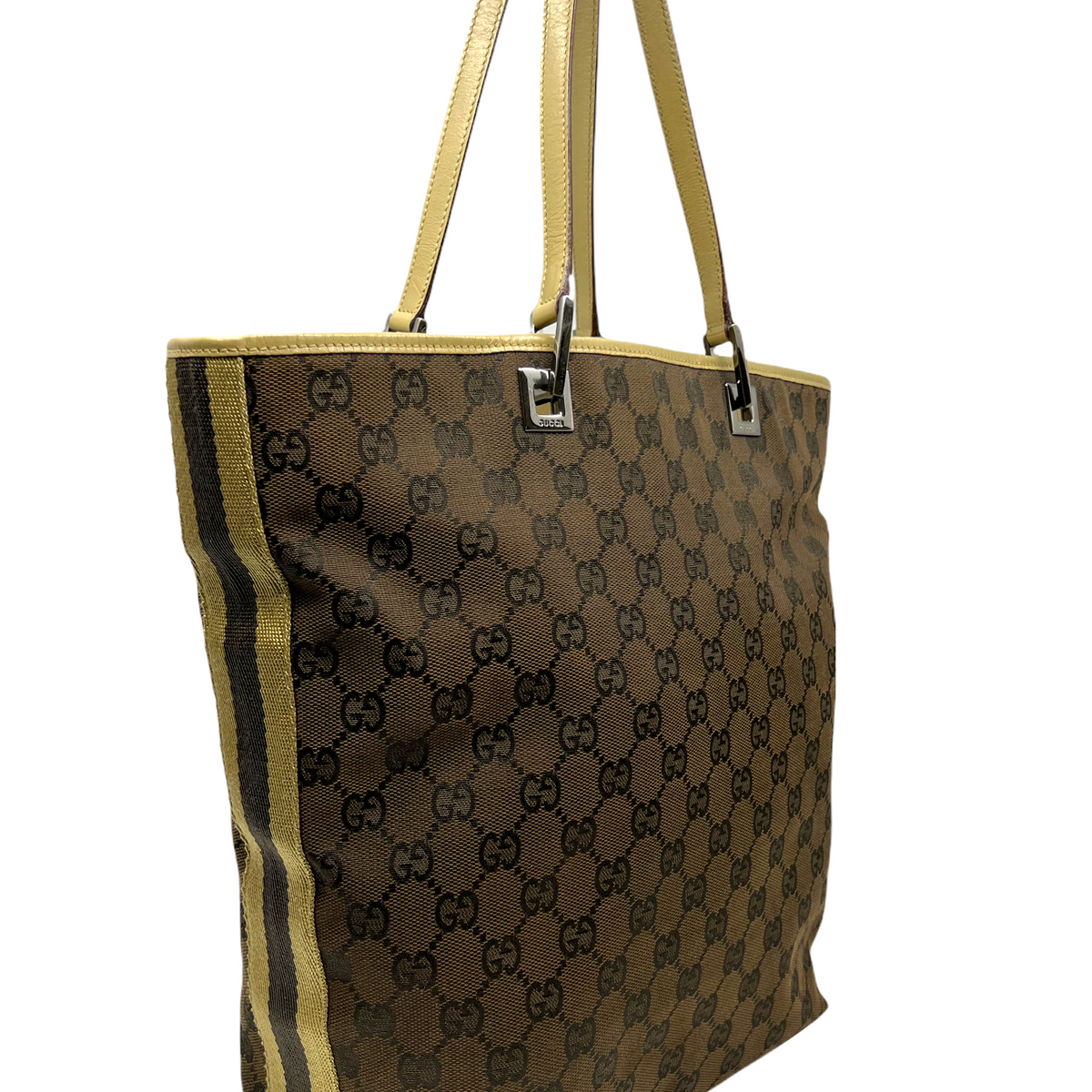 Gucci Vintage Monogram Canvas Tote Bag