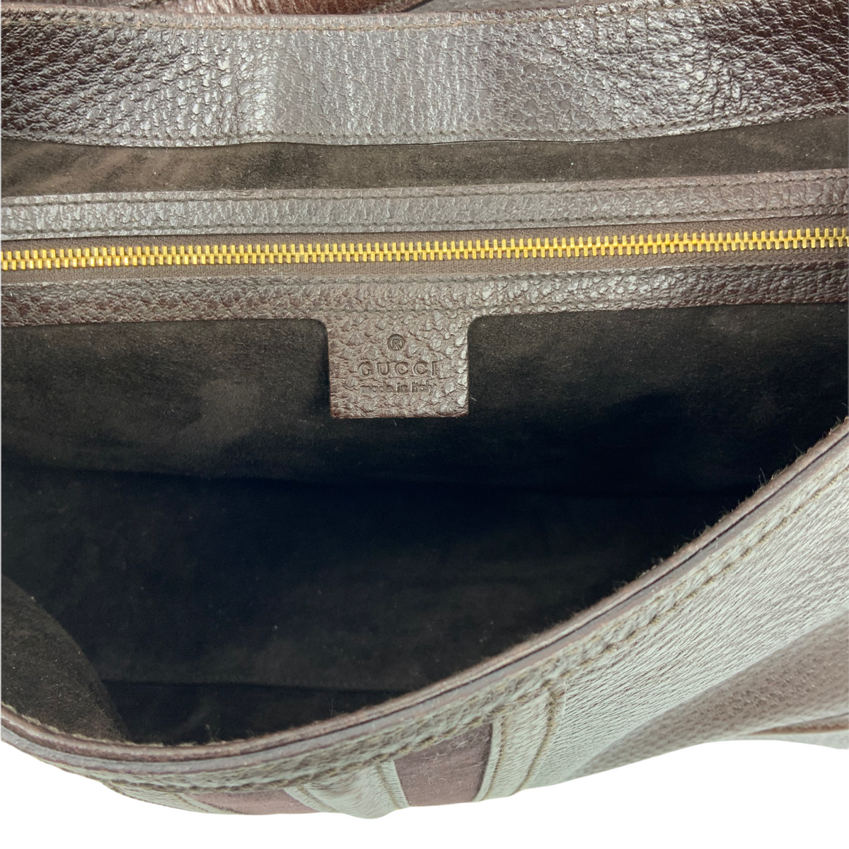 Gucci Leather Treasure Flap Shoulder Bag