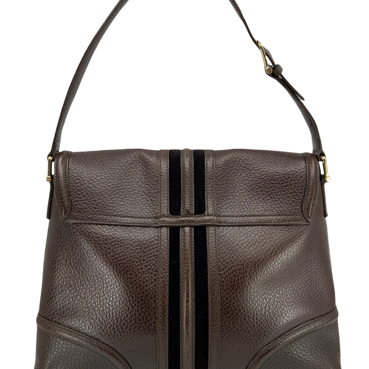 Gucci Leather Treasure Flap Shoulder Bag