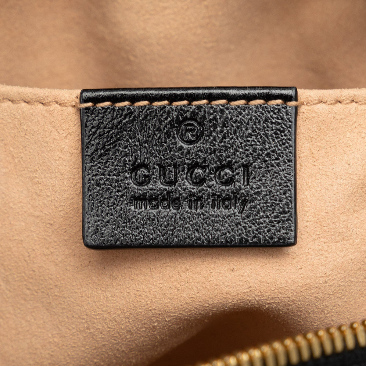 GUCCI Small GG Canvas Marmont Matelasse Camera Bag