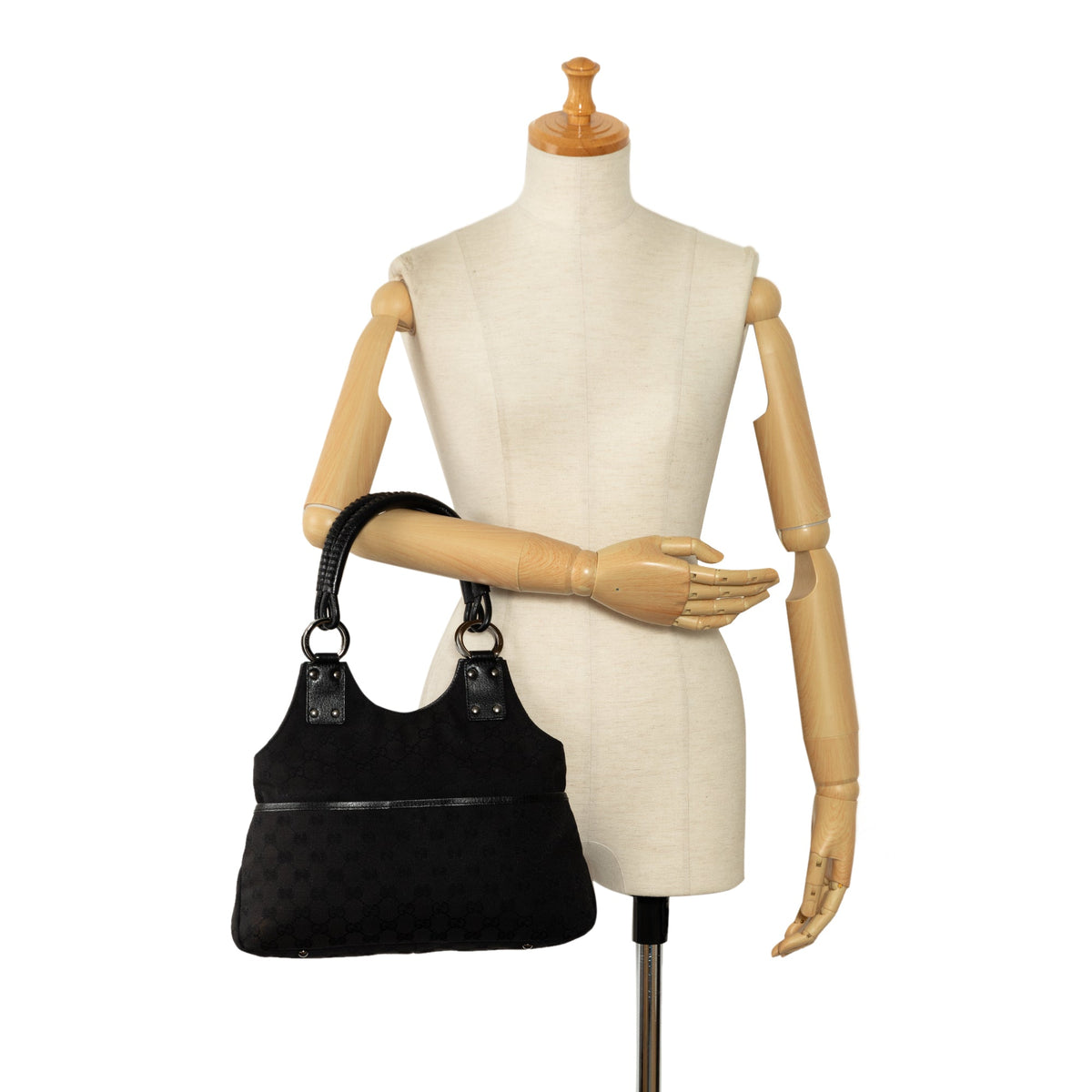 GUCCI GG Canvas Shoulder Bag