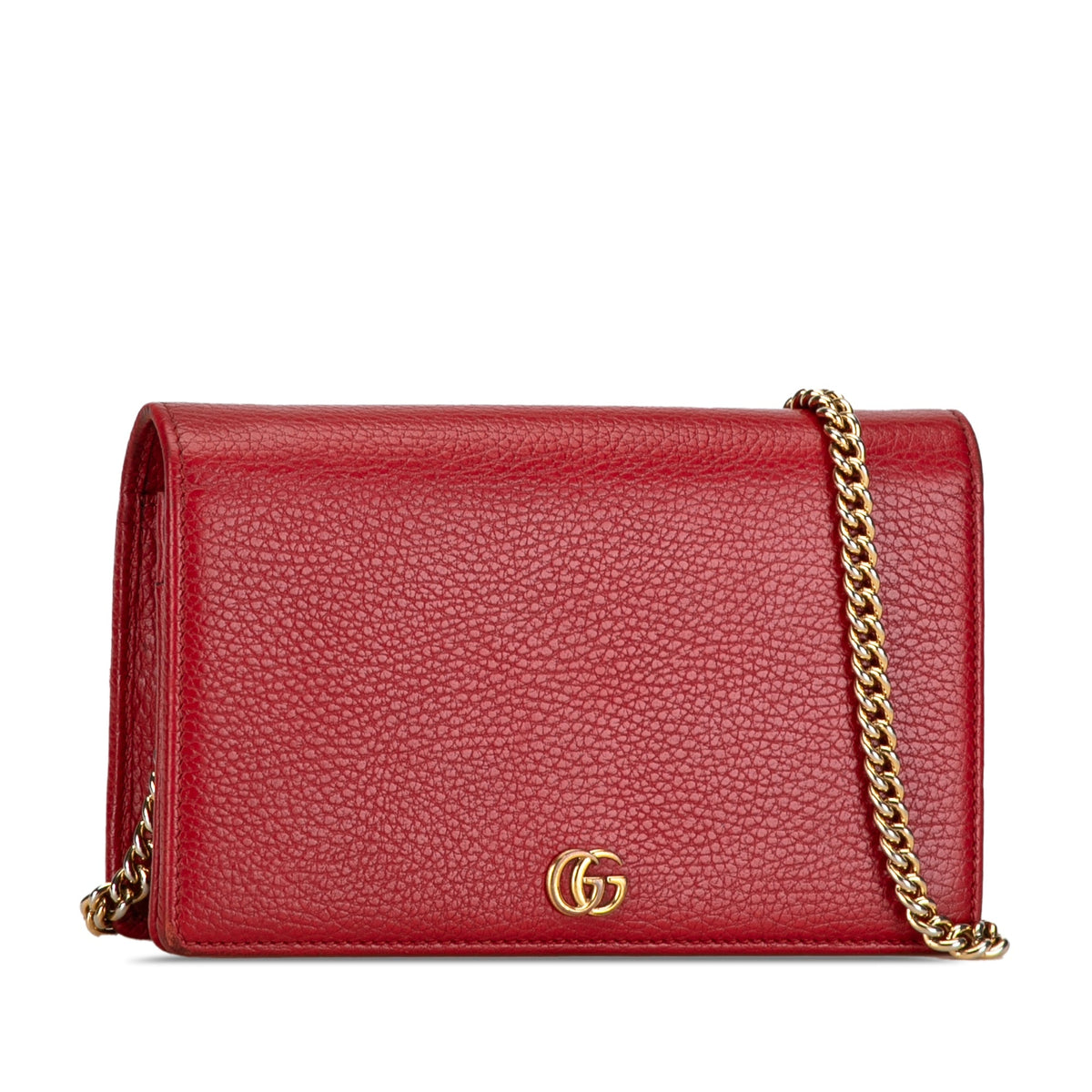 GUCCI GG Marmont Wallet On Chain Crossbody Bag