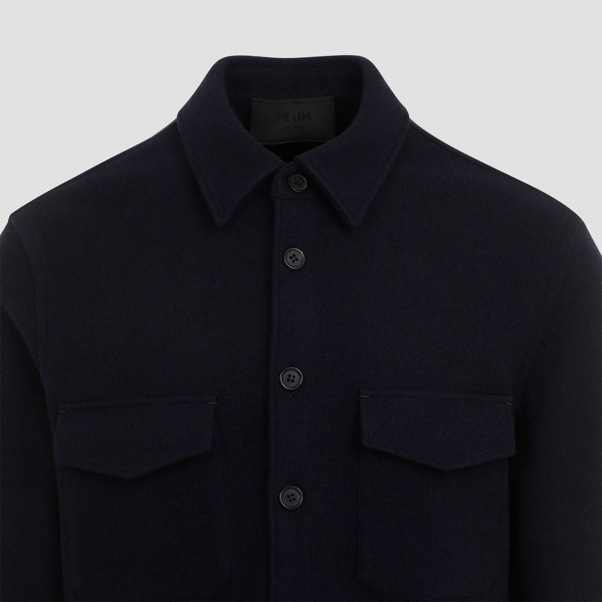 PRADA Wool Blend Mini Shirt for Men