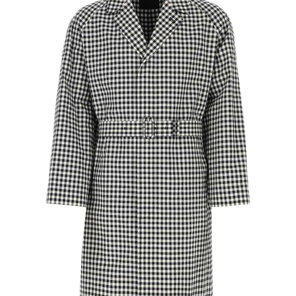 PRADA Embroidered Cotton Overcoat for Men - SS23 Collection