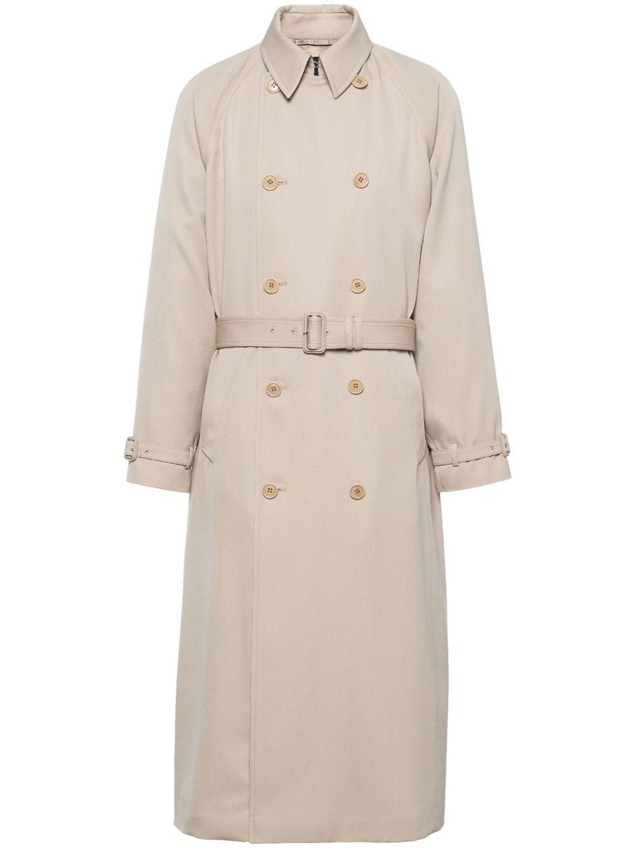 PRADA Men's Gabardine Trench Jacket for SS24