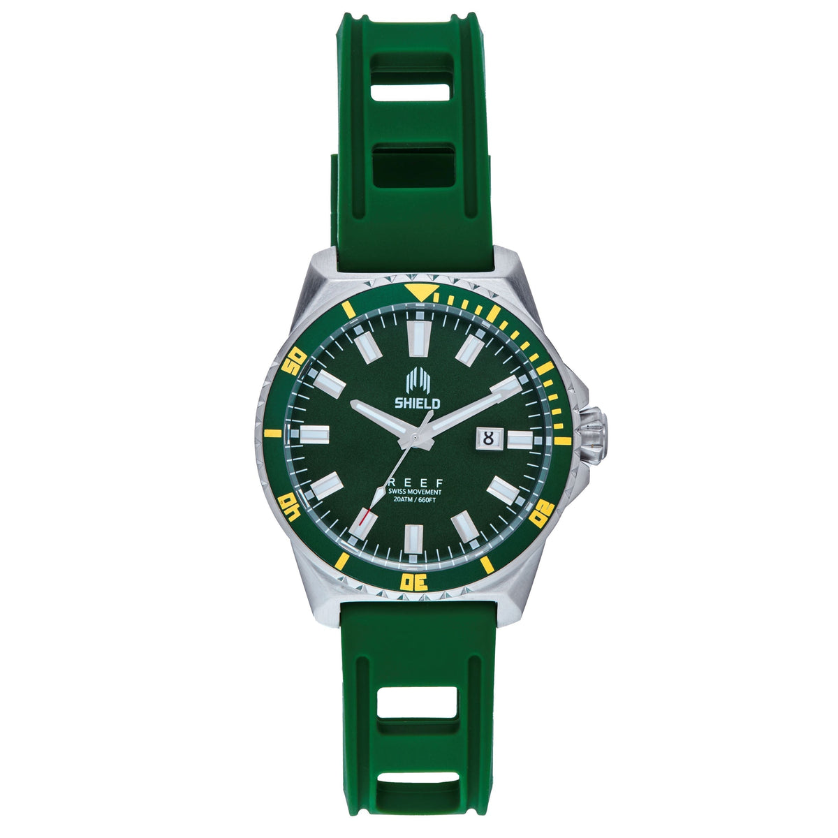Shield Reef Strap Watch w/Date