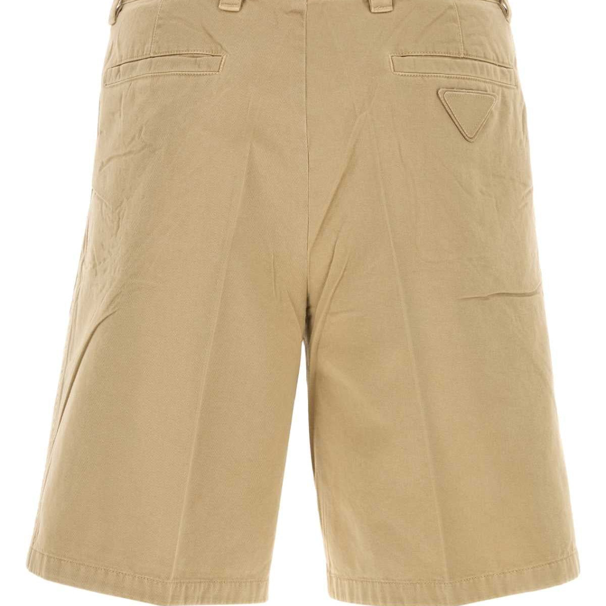 PRADA Men's Mini Gabardine Bermuda Shorts