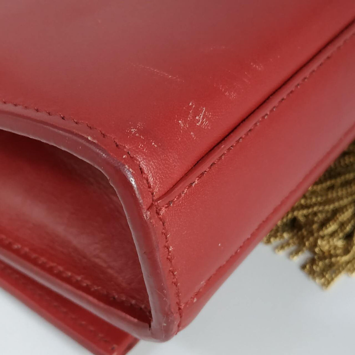 Classic Monogram Kate Clutch Red with Tassel