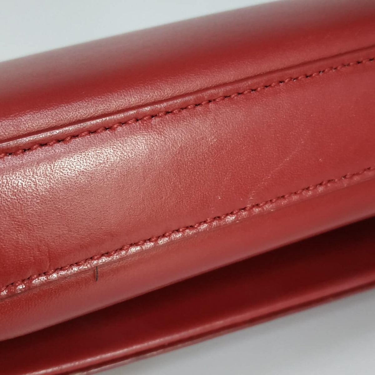 Classic Monogram Kate Clutch Red with Tassel