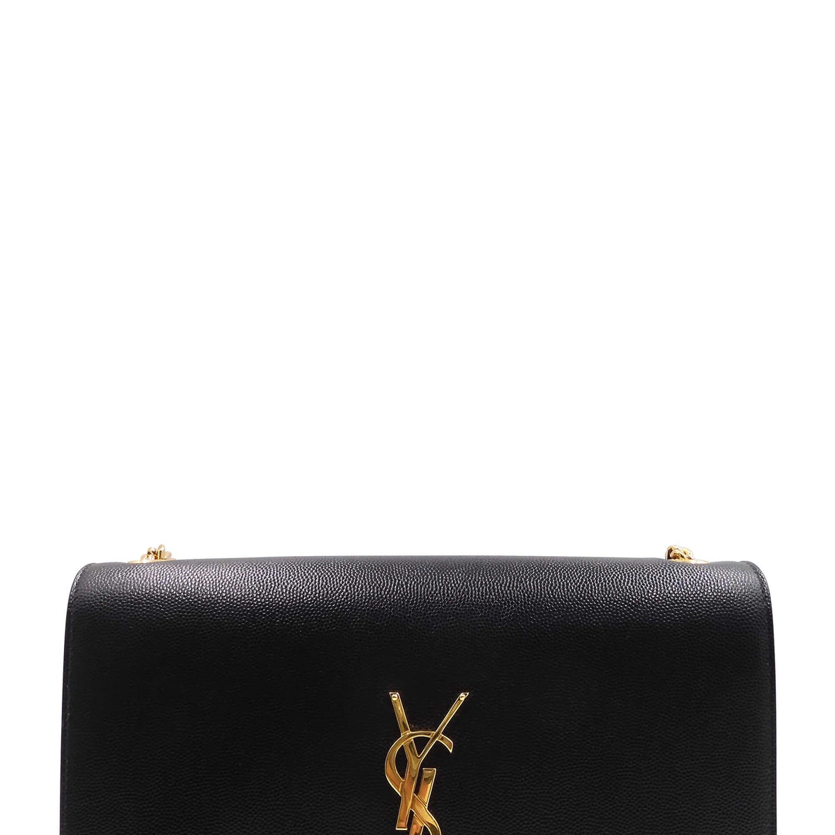 Monogram Medium Kate Black with Gold Hardware